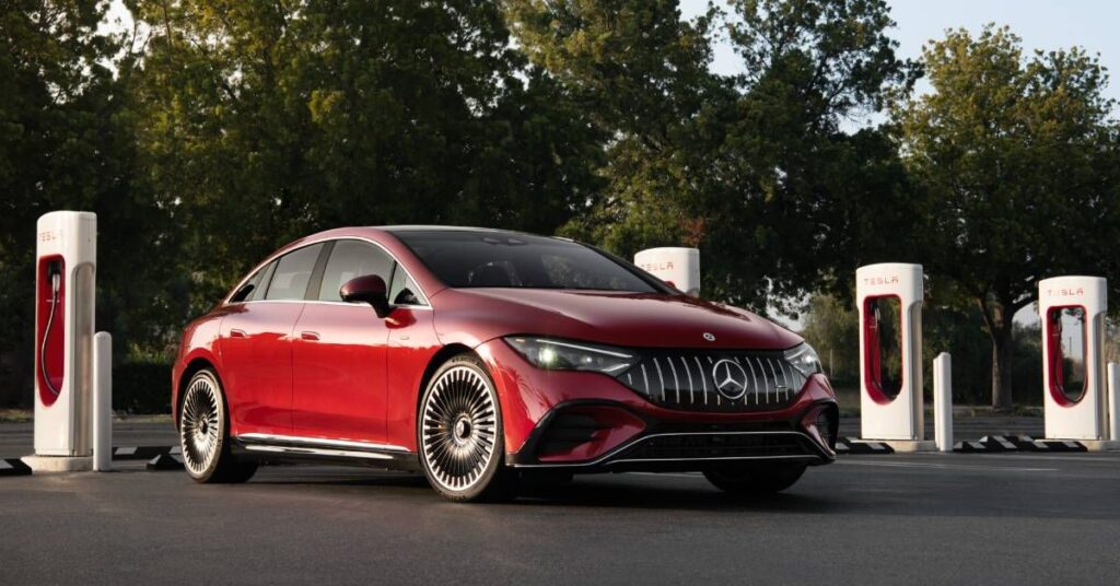 Mercedes EVs Can Be Charged Using A Tesla Supercharger from February