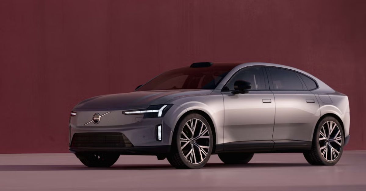 Volvo ES90 Electric Sedan preview showcasing a sleek, Scandinavian-inspired electric flagship look